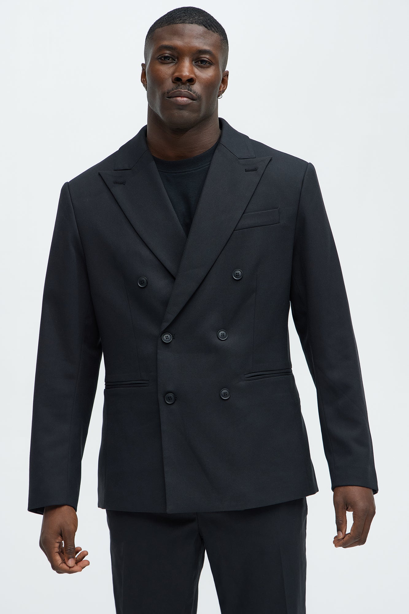 High Peak Lapel Suit Blazer